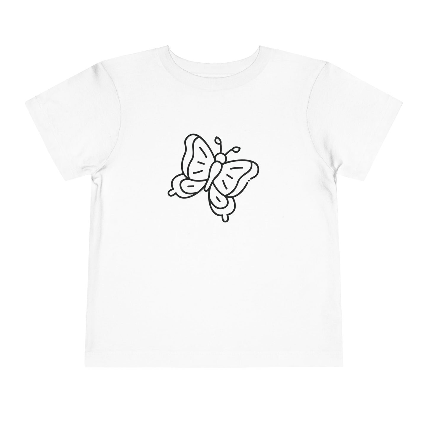 Butterfly Toddler Tee - Cute Kids Short Sleeve Shirt for Playtime and Gifts