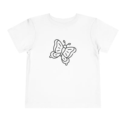 Butterfly Toddler Tee - Cute Kids Short Sleeve Shirt for Playtime and Gifts