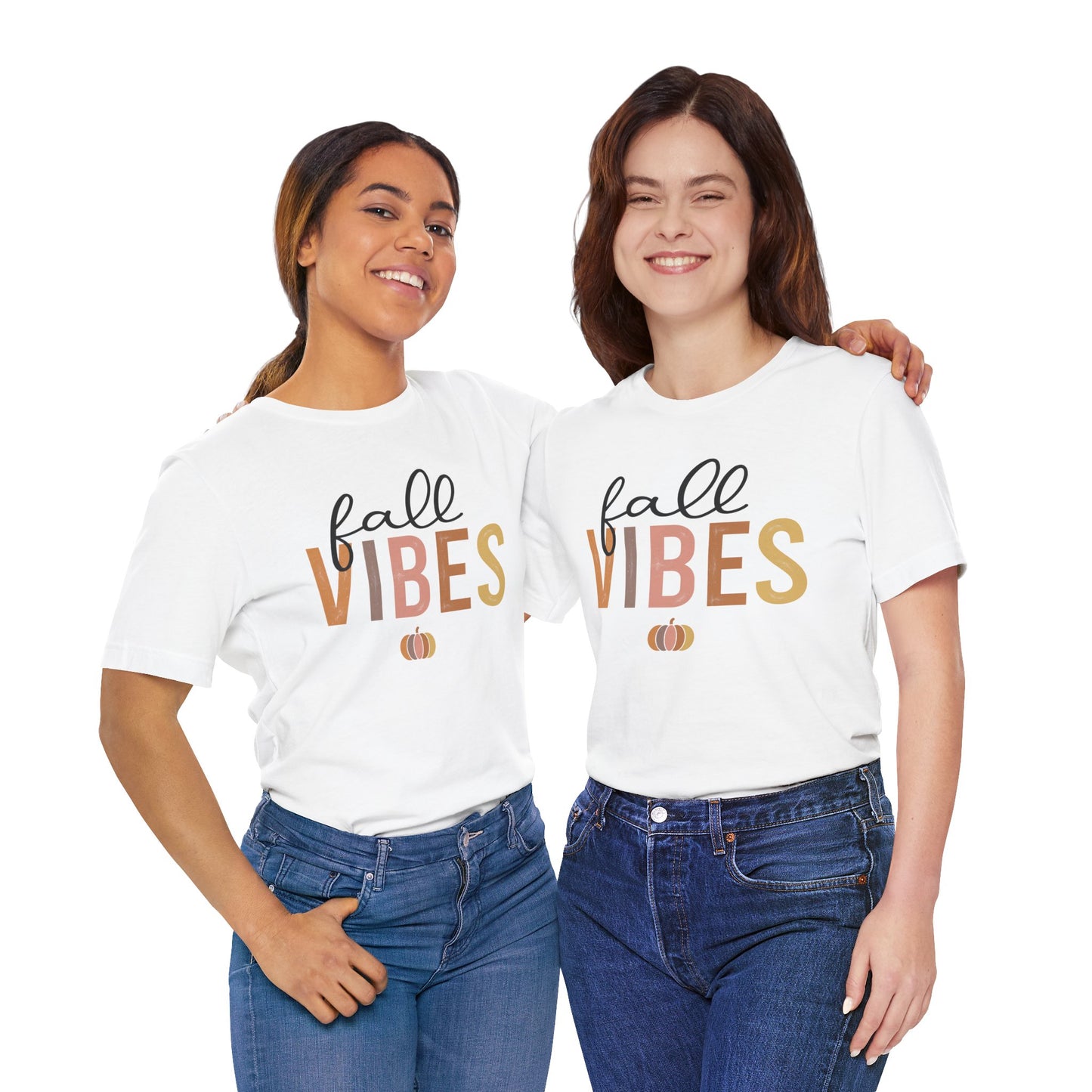 Fall Vibes Tee, Autumn T-Shirt, Seasonal Graphic Tee, Thanksgiving Outfit, Cozy Casual Wear, Pumpkin Spice Shirt