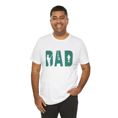 Fishing Dad Jersey Tee - Perfect Gift for Father's Day and Outdoor Lovers