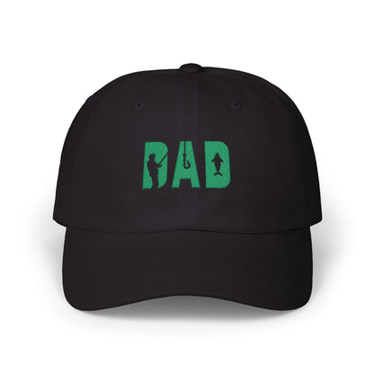 Fishing Dad Cap - Stylish White Hat for Fathers Who Love Fishing