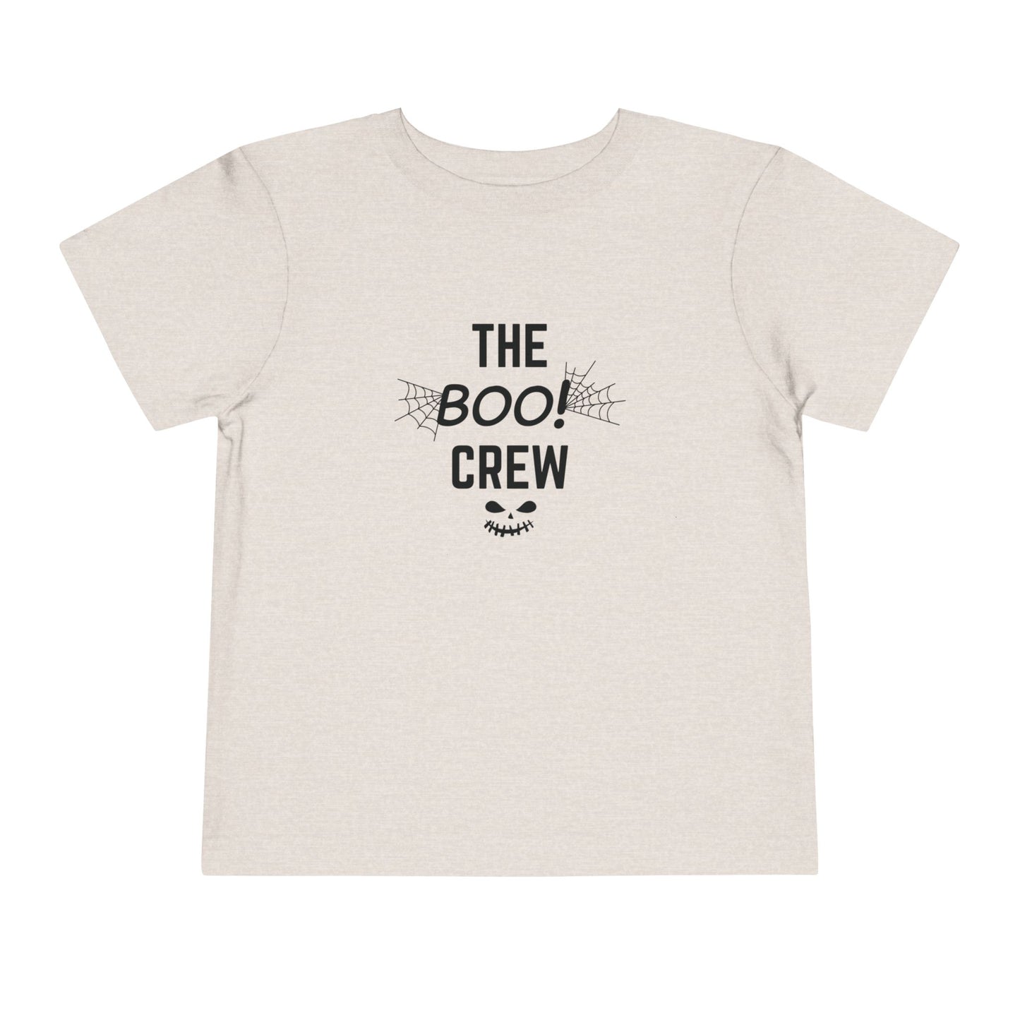 Toddler Halloween Tee, Cute Boo Crew T-Shirt for Kids, Spooky Halloween Outfit, Halloween Party Apparel, Kids Short Sleeve Shirt