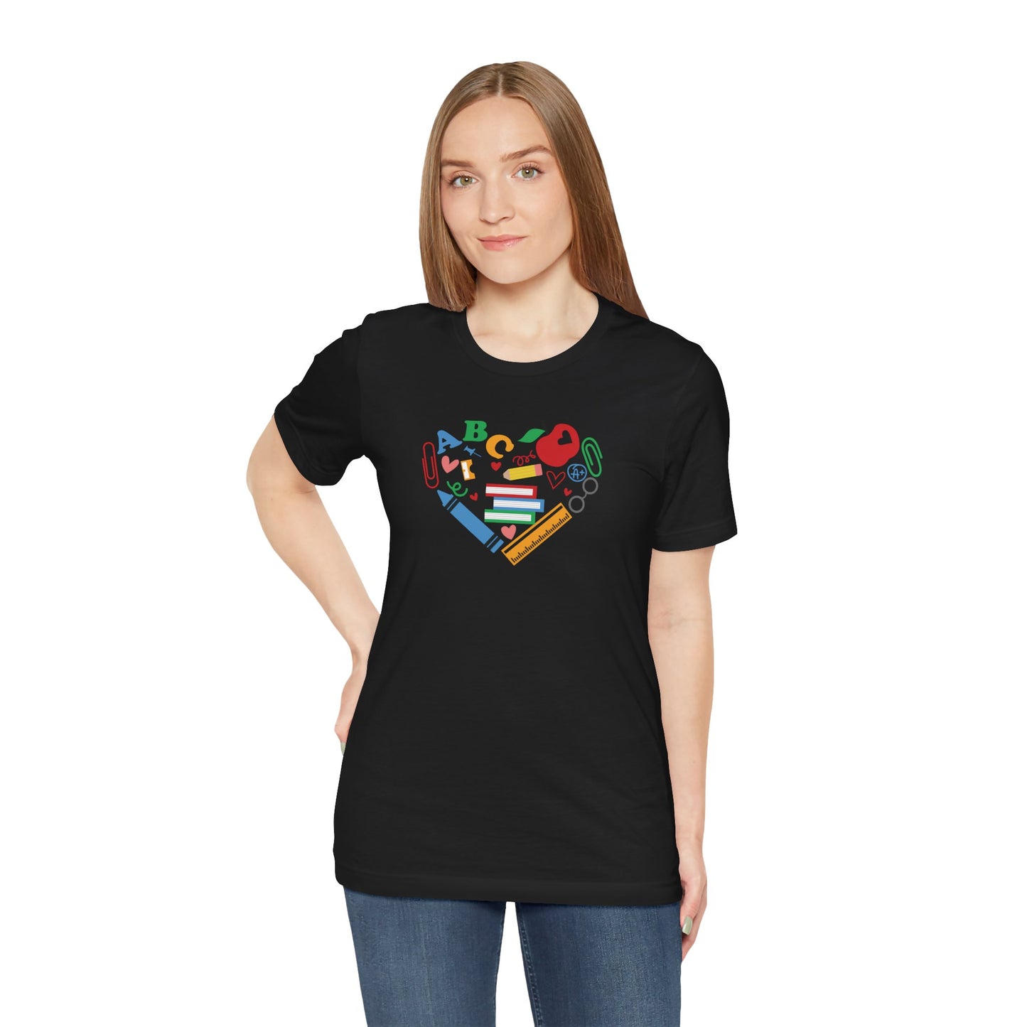 Creative Love Jersey Tee - Perfect for Teachers and Art Lovers
