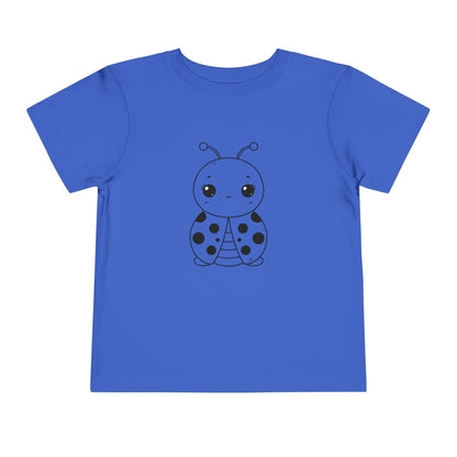 Cute Ladybug Toddler Tee - Fun and Playful Short Sleeve Shirt for Kids