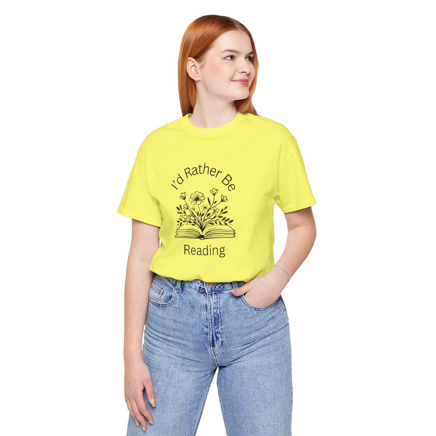 Reading Lovers Short Sleeve Tee - "I'd Rather Be Reading"