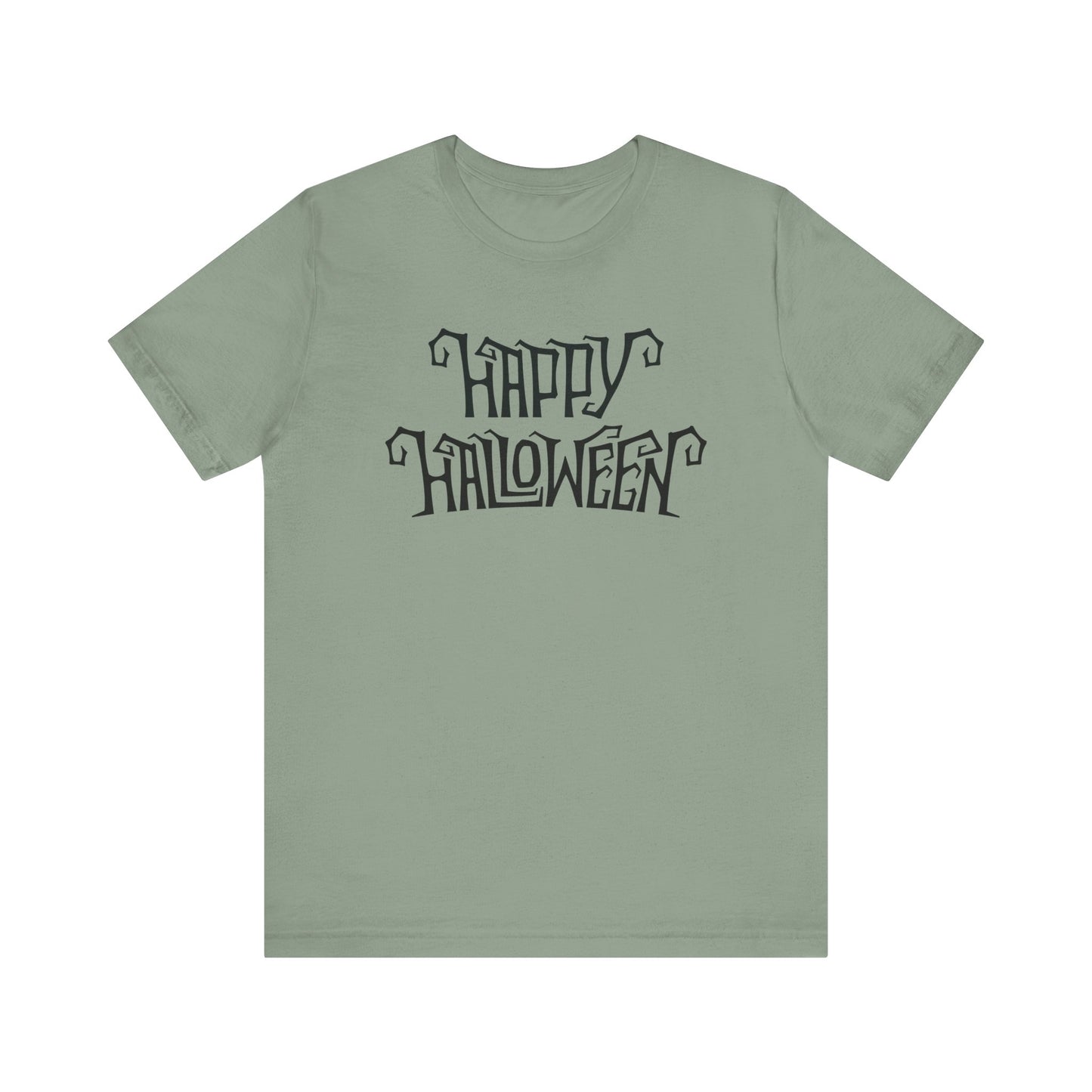 Happy Halloween Tee, Spooky Graphic Shirt, Festive Fall Apparel, Halloween Costume Top, Halloween Party Wear