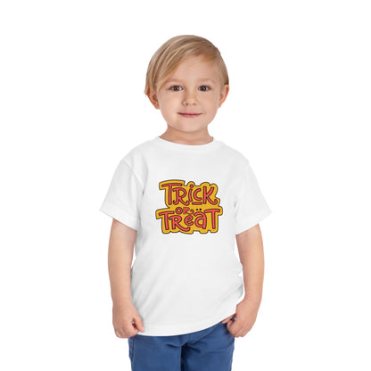 Toddler Halloween Tee, Trick or Treat Shirt, Kids Halloween Outfit, Toddler Short Sleeve Top, Fall Festivity Shirt, Costume Alternative