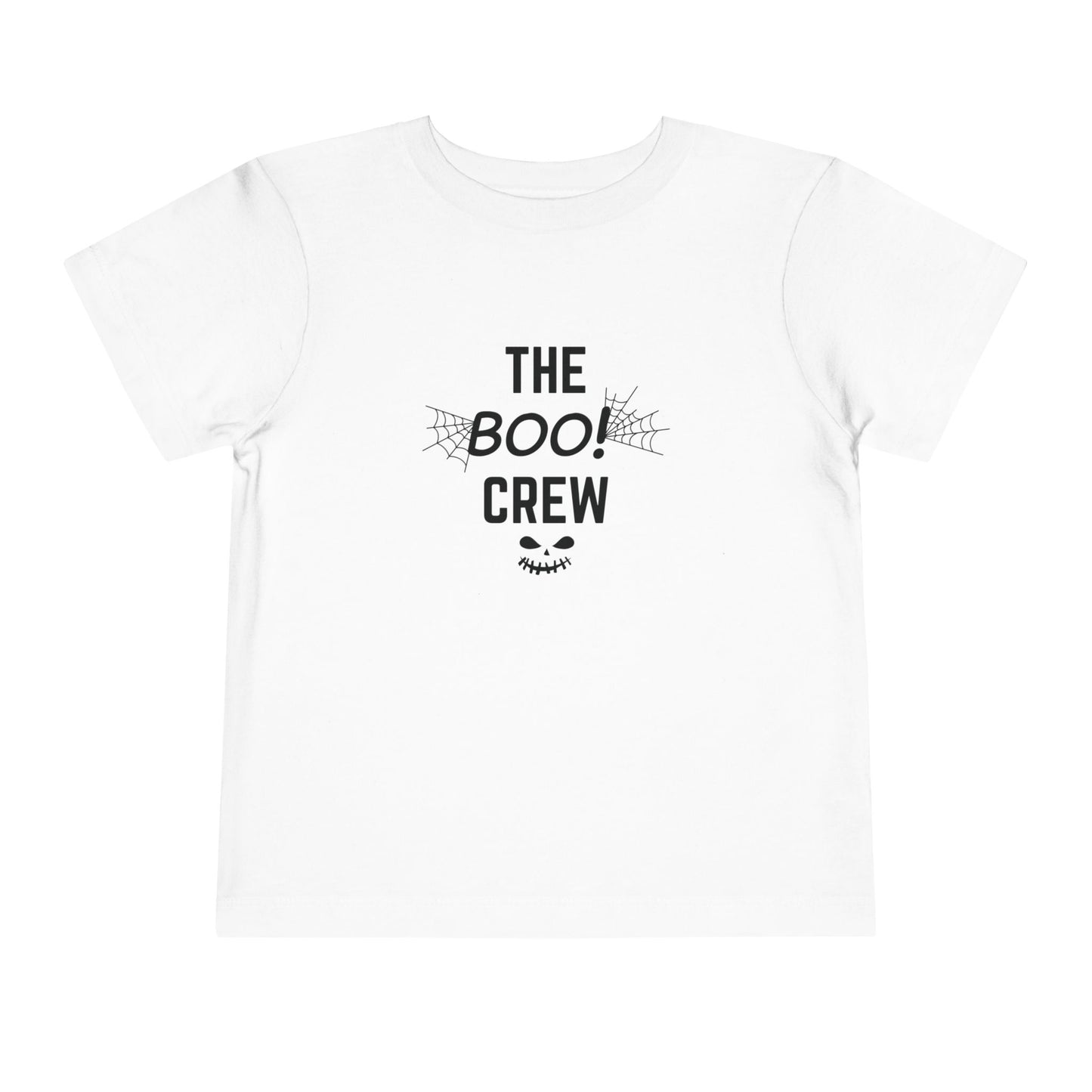 Toddler Halloween Tee, Cute Boo Crew T-Shirt for Kids, Spooky Halloween Outfit, Halloween Party Apparel, Kids Short Sleeve Shirt