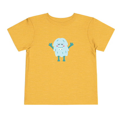 Cute Monster Toddler Short Sleeve Tee - Adorable Playful Shirt for Kids