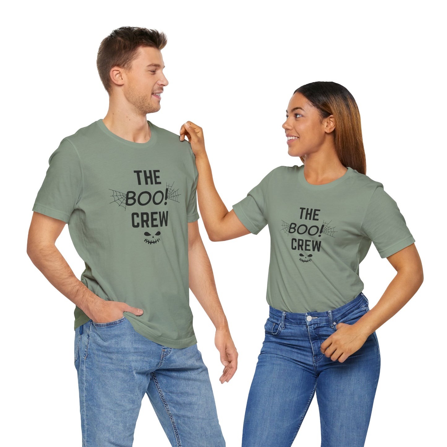Halloween Tee - The Boo Crew, Perfect for Halloween Parties, Family Gatherings, Costume Events, Spooky Season, Fall Celebrations