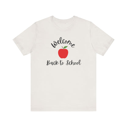 Back to School Tee, Welcome Back to School T-Shirt, Unisex Jersey Shirt, Teacher Gift, Student Fashion, Kids School Outfit