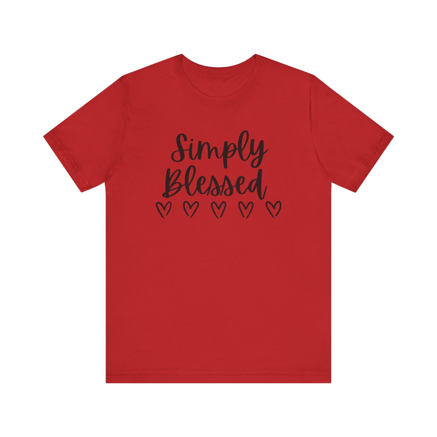 Simply Blessed T-Shirt - Soft Short Sleeve Tee for Everyday Wear
