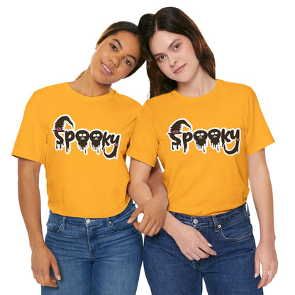 Spooky Halloween T-Shirt, Graphic Tee, Ghoulish Fun Apparel, Perfect for Halloween Parties, Costume Events, Trick or Treat