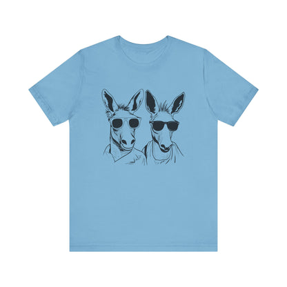 Cool Kangaroo Sunglasses Unisex Tee - Fun & Casual Style for Animal Lovers