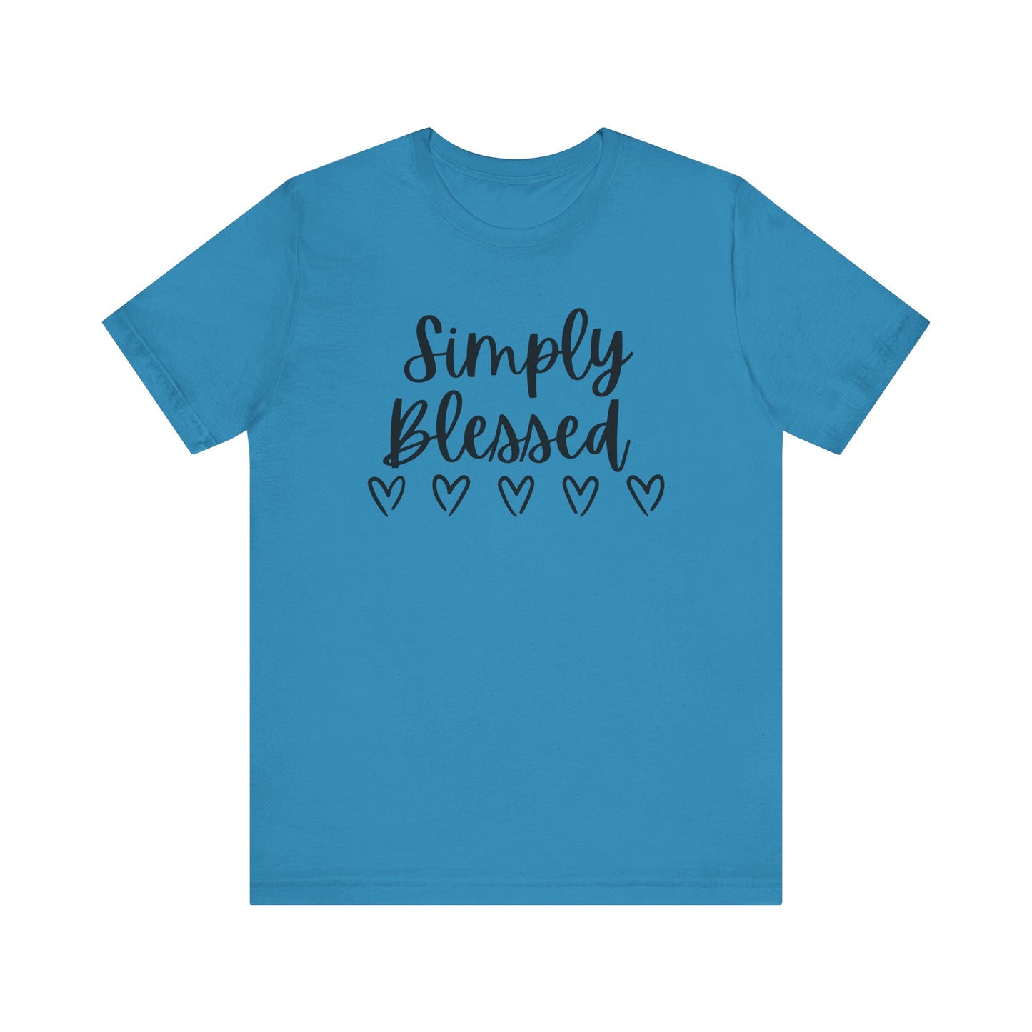 Simply Blessed T-Shirt - Soft Short Sleeve Tee for Everyday Wear