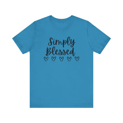 Simply Blessed T-Shirt - Soft Short Sleeve Tee for Everyday Wear