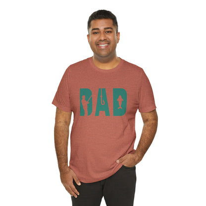 Fishing Dad Jersey Tee - Perfect Gift for Father's Day and Outdoor Lovers