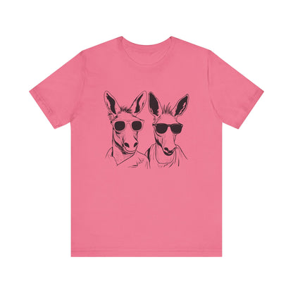 Cool Kangaroo Sunglasses Unisex Tee - Fun & Casual Style for Animal Lovers