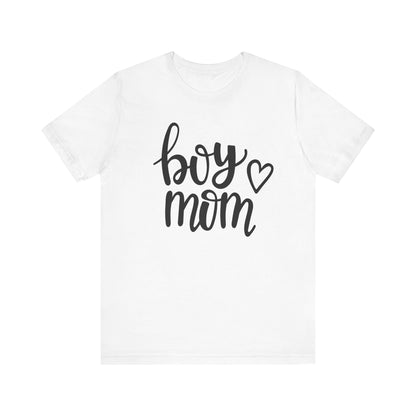 Boy Mom Graphic Tee -Jersey Short Sleeve T-Shirt
