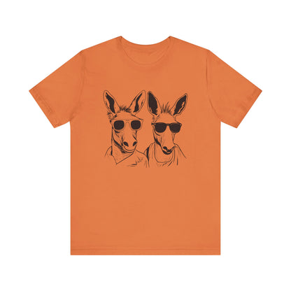 Cool Kangaroo Sunglasses Unisex Tee - Fun & Casual Style for Animal Lovers