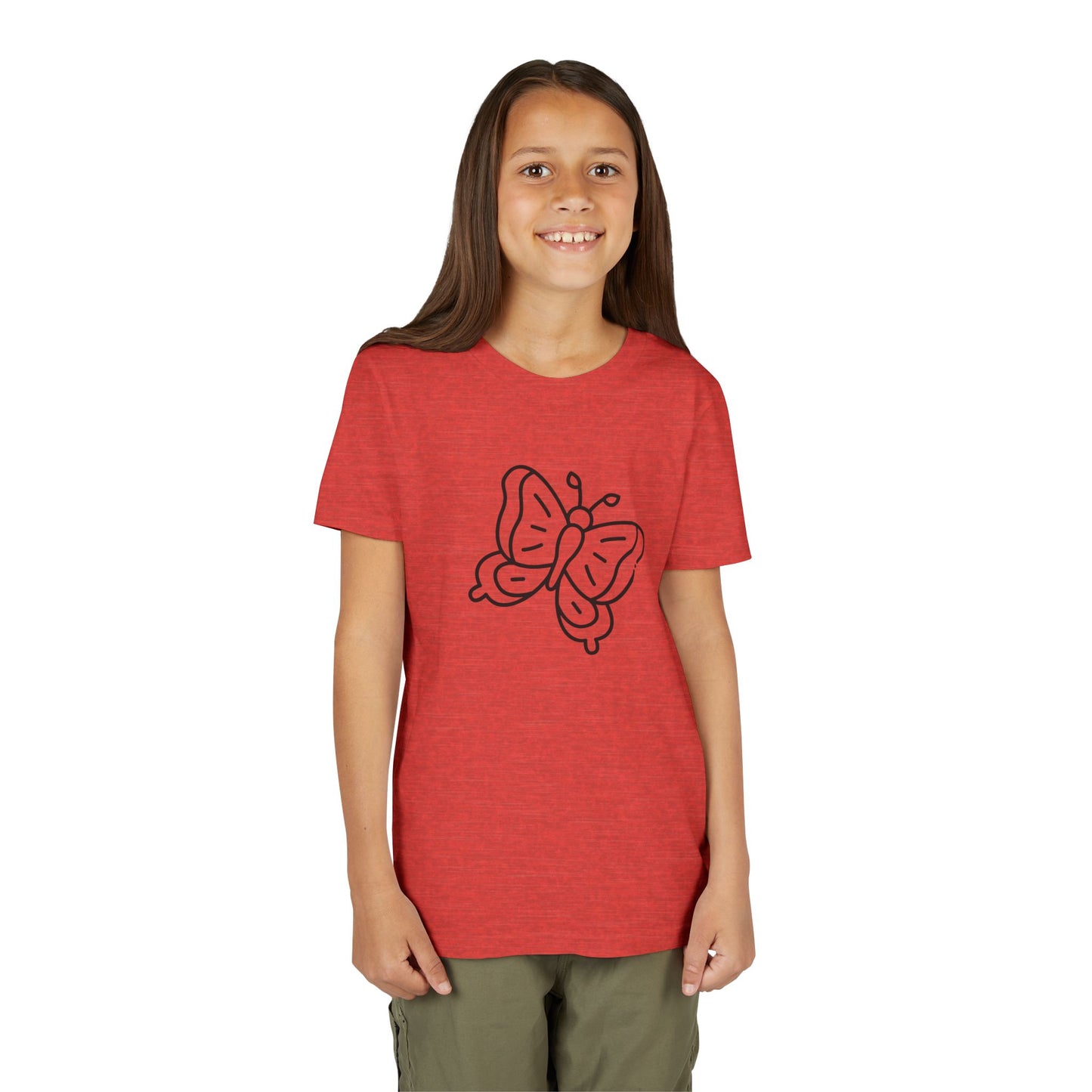 Youth Butterfly Graphic Tee - Fun & Whimsical Kids Shirt
