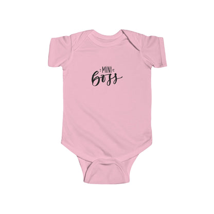 Mini Boss Infant Bodysuit - Cute Baby Outfit for Newborns and Toddlers