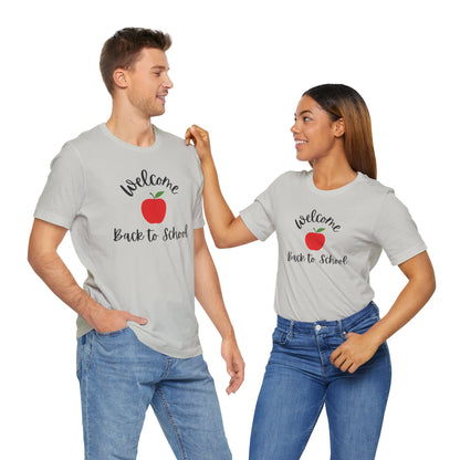 Back to School Tee, Welcome Back to School T-Shirt, Unisex Jersey Shirt, Teacher Gift, Student Fashion, Kids School Outfit