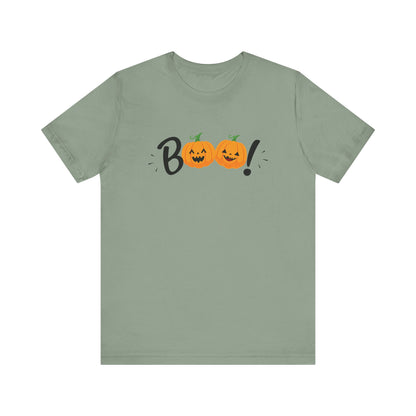 Boo Halloween T-Shirt, Funny Tee, Cute Pumpkin Top, Halloween Costume, Spooky Holiday Shirt