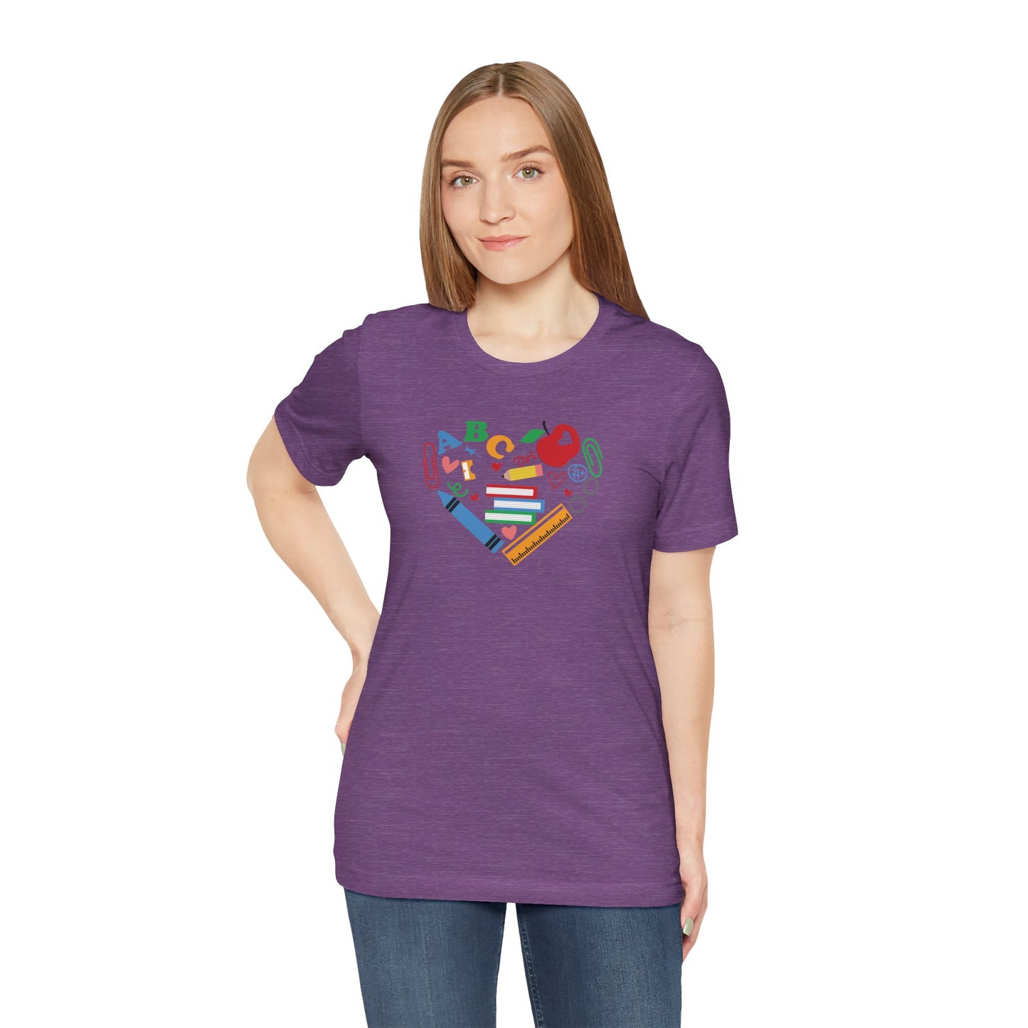 Creative Love Jersey Tee - Perfect for Teachers and Art Lovers