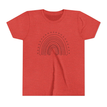 Kids Rainbow Art Short Sleeve Tee - Fun & Colorful Design