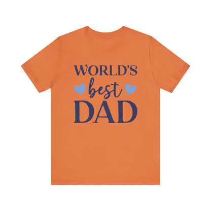World's Best Dad Tee - Perfect Gift for Father's Day