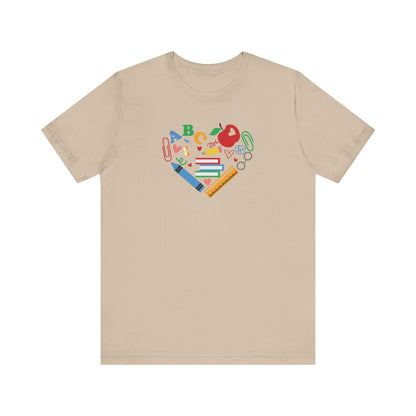 Creative Love Jersey Tee - Perfect for Teachers and Art Lovers
