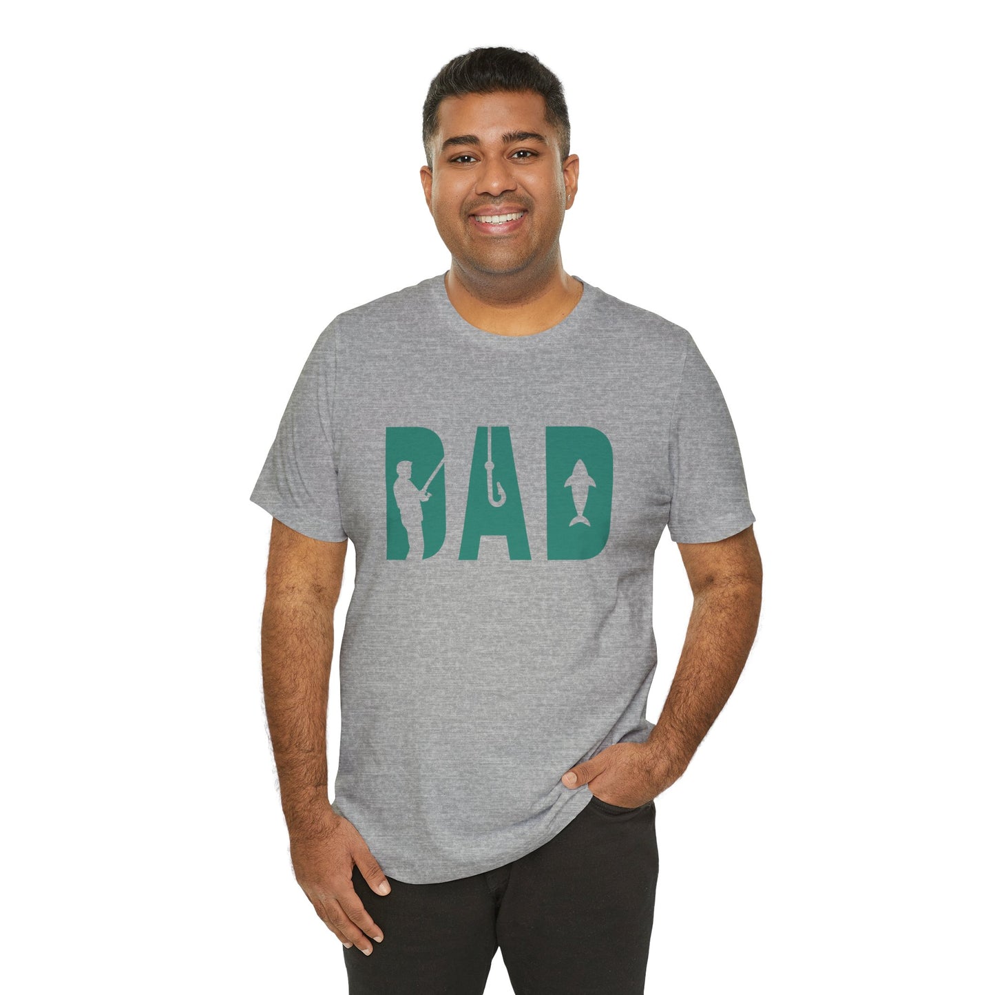 Fishing Dad Jersey Tee - Perfect Gift for Father's Day and Outdoor Lovers