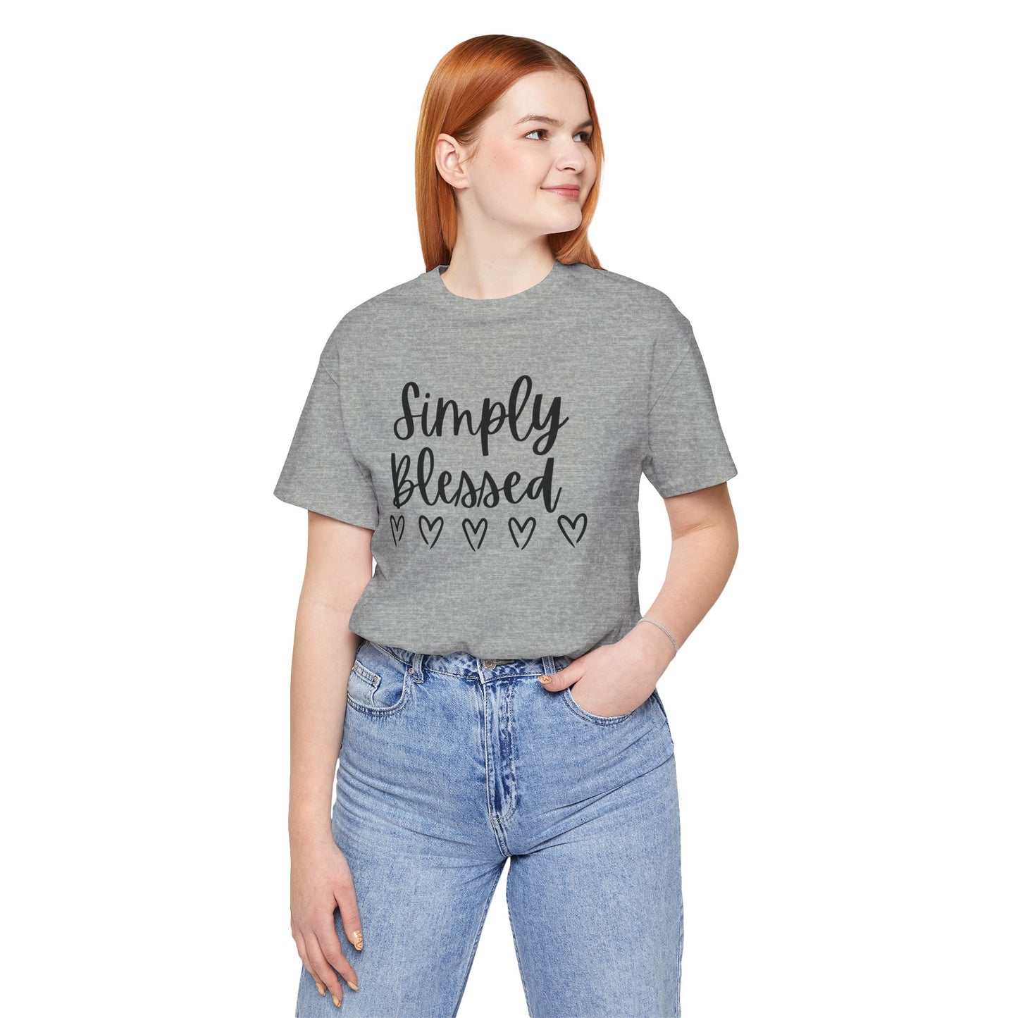 Simply Blessed T-Shirt - Soft Short Sleeve Tee for Everyday Wear