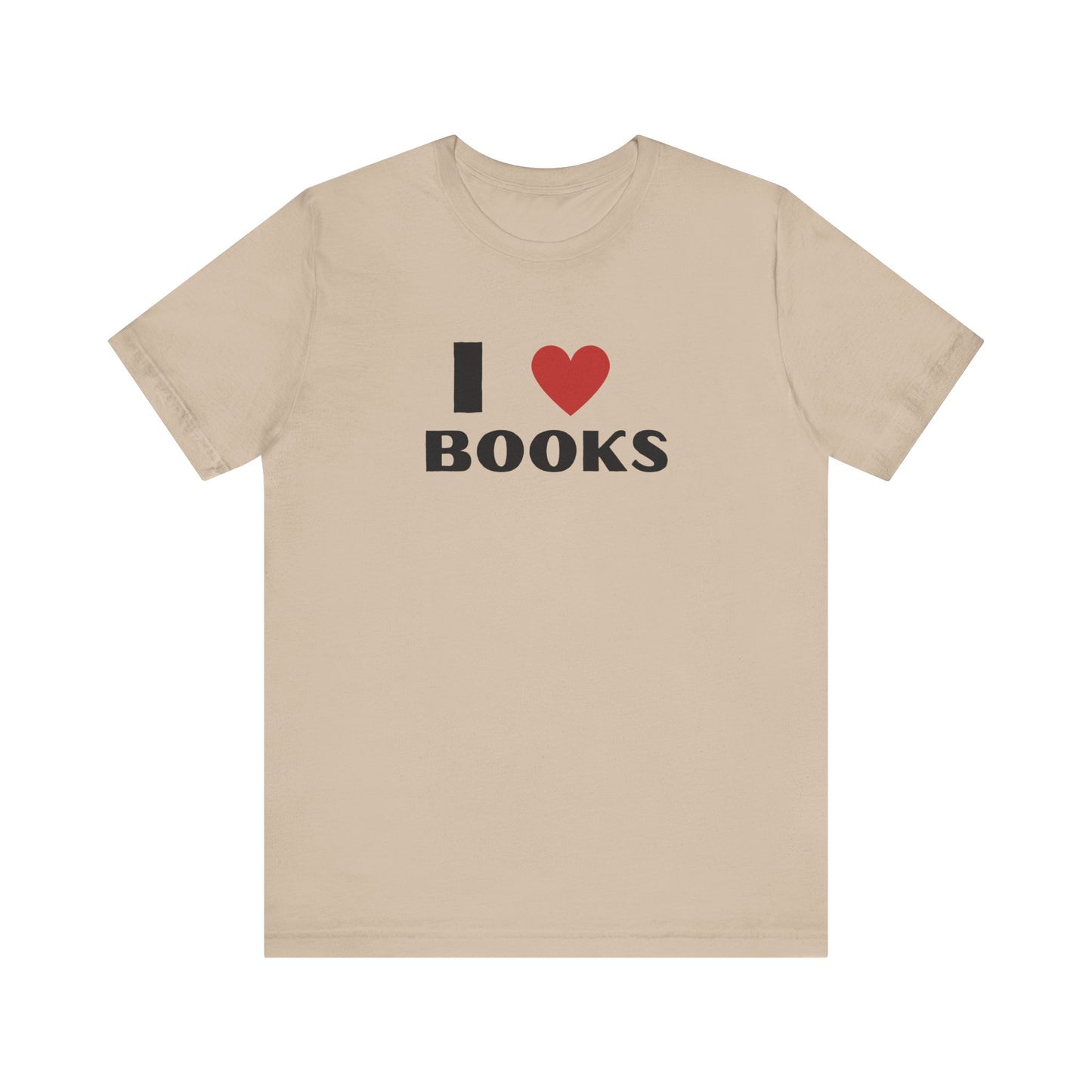 I ❤️ Books Unisex Jersey Tee - Perfect Gift for Book Lovers