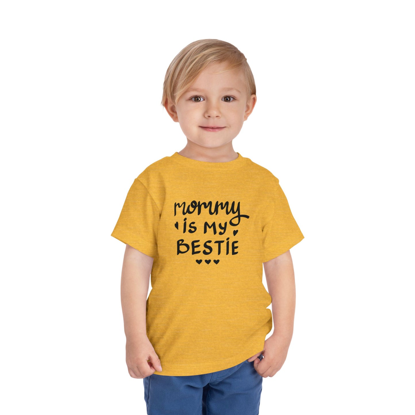 Mommy's Bestie Toddler Tee - Cute Short Sleeve T-Shirt for Little Ones