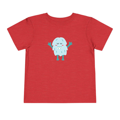 Cute Monster Toddler Short Sleeve Tee - Adorable Playful Shirt for Kids