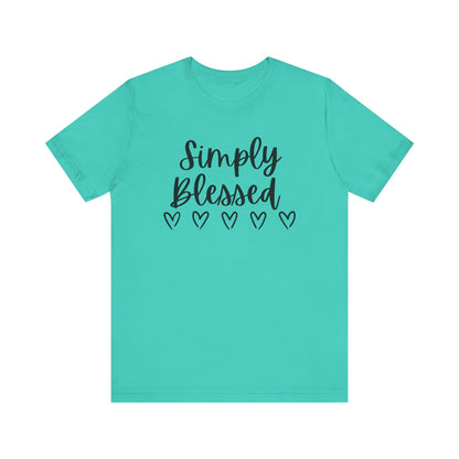 Simply Blessed T-Shirt - Soft Short Sleeve Tee for Everyday Wear