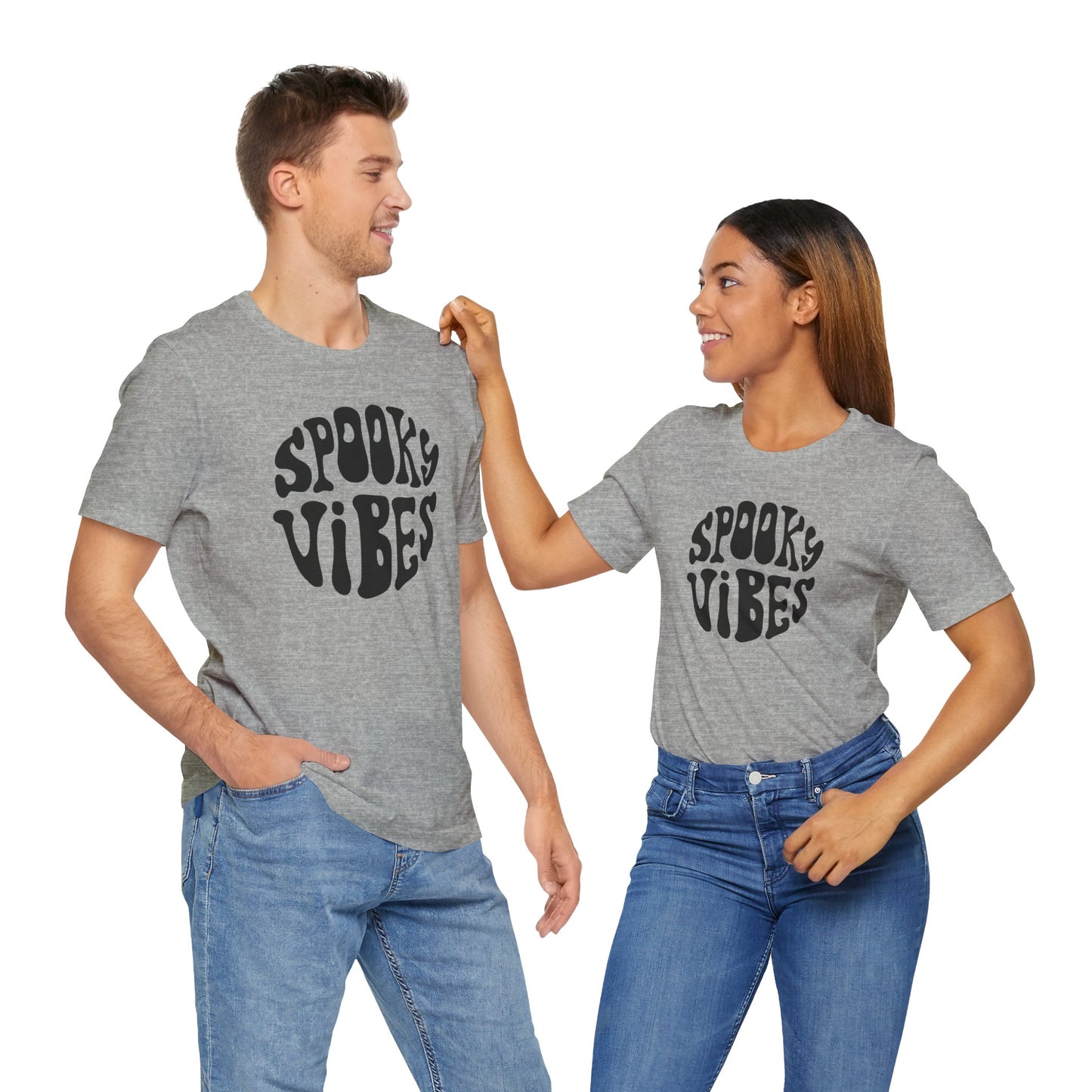 Spooky Vibes Tee - Perfect for Halloween, Casual Wear, Gift, Festival, or Everyday Style