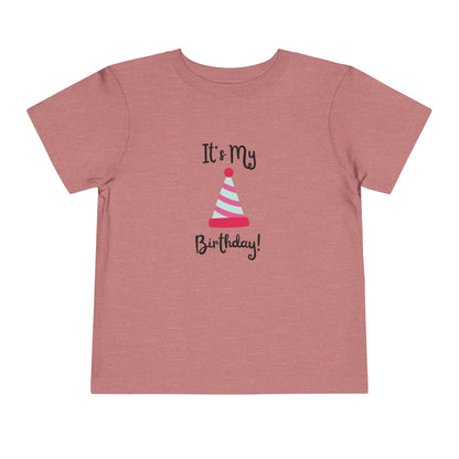 Birthday Party Toddler Tee - "It's My Birthday!"
